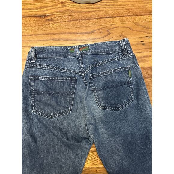 Katherine Hamnett Jeans 30 Blue Button fly Made In Italy - Picture 10 of 14